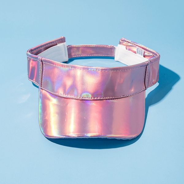 

solid color empty children's version tide net red duck tongue hat headless running sports sun visor, Black;white