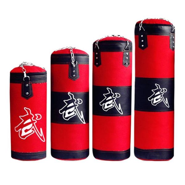 

boxing sand bag empty punching bags taekwondo kickboxing equipment martial arts hanging kick muay thai boxer training