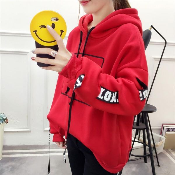

ladies hoodies kpop korean bangtan women's hoodies for girls streetwear yellow hoodie sweatshirts plus size white red fall 2021, Black