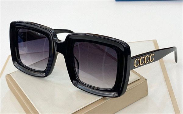 

new fashion design sunglasses 5428 square frame simple and elegant style classicuv 400 lens protection glasses, White;black