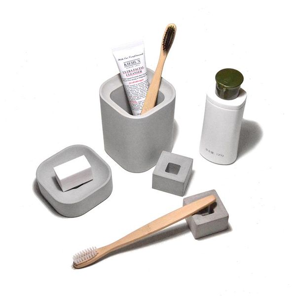 

baking moulds concrete silicone molds toothbrush holder mold soap diy bathroom ware