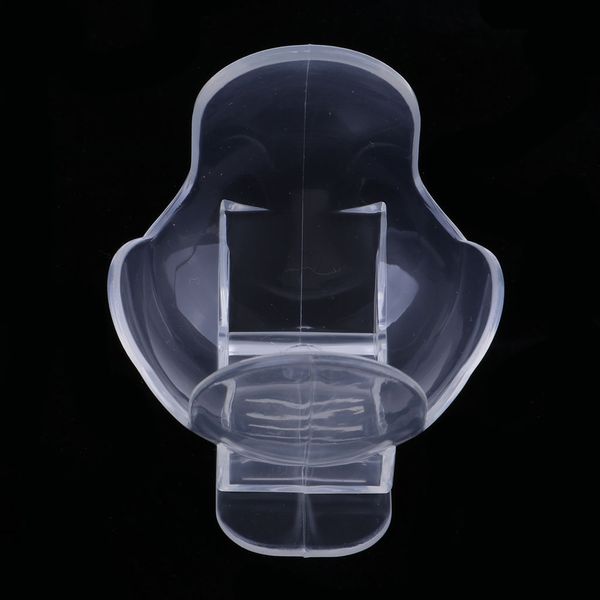 

pro tennis ball holder waist clip transparent one-piece design for added durability abs plastic 6.5 x 6.5 x 6.8 cm