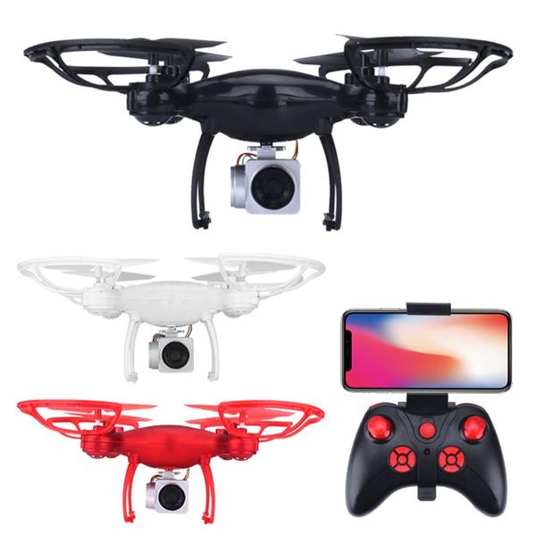 

s8 1080p hd camera drone fpv wifi real-time transmission rc quadcopter 3 modes speed one-key return altitude hold mini dron gift