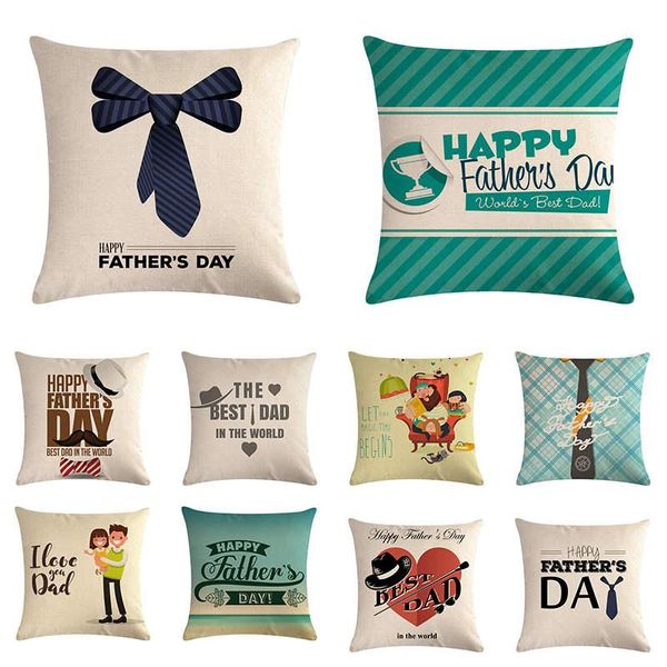 

cushion/decorative pillow dad throw cover letter pillowcase personalized chair father gift decor for car customize father's day gif