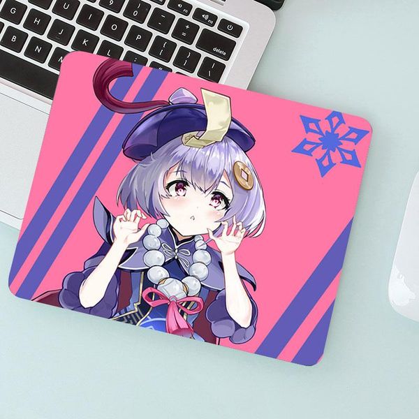 

mouse pads & wrist rests genshin impact kawaii pad pc gmer completo gaming musepads samll 18x22 anime cute desk mat for cs go
