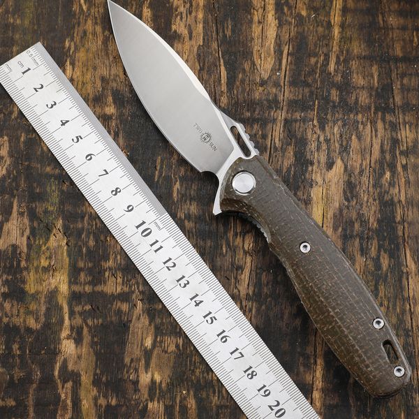 

twosun ts162 d2 stee bade foding pocket knives kvt ceramics ba bearings outdoor tactica surviva hunting knife edc too