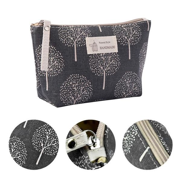 

multi-function bag bags printed travel cosmetic canvas coin purse holder cosmetic bag large-capacity toiletry bags