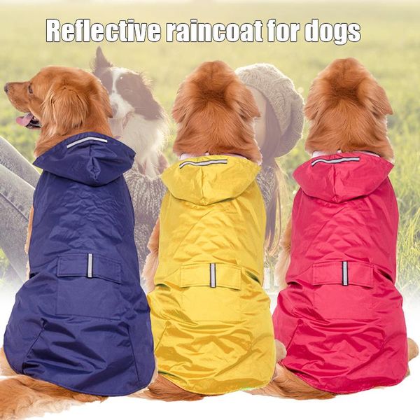 

dog apparel ly waterproof coat for dogs hooded rain jackets reflective pet clothes va88