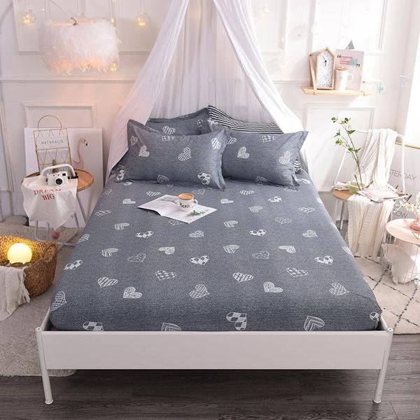 

sheets & sets printed fitted sheet for single double bed kids adults 100% cotton (no case) xf760-27