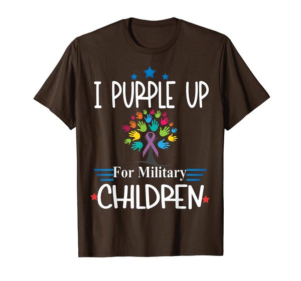 

Purple Up T Shirt Military Child Appreciation Support Tee, Mainly pictures