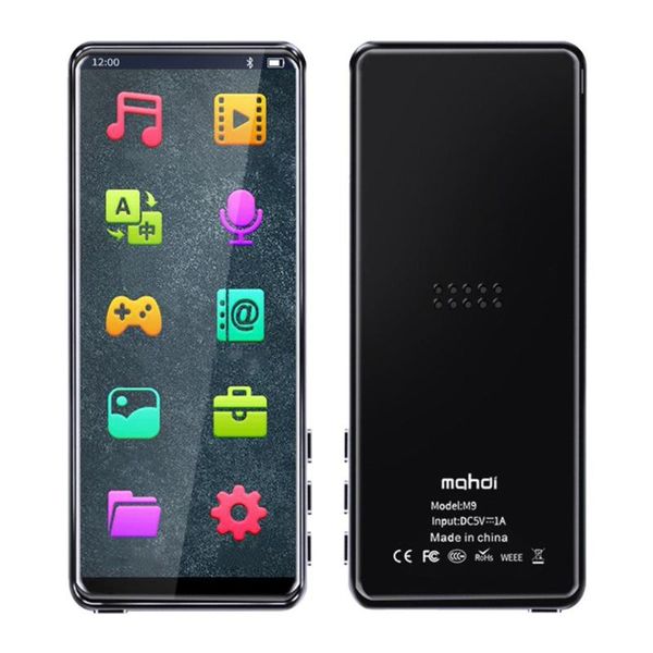 

& mp4 players m9 bluetooth5.0 player 4.0 inch full touch screen fm radio recording music video built-in speaker