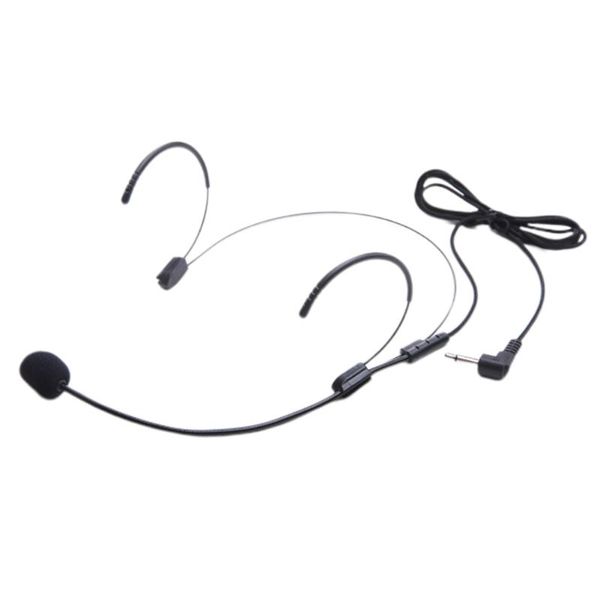 

dual hook wired detachable condenser studio portable teaching lectures guide hand loudspeaker headset microphone