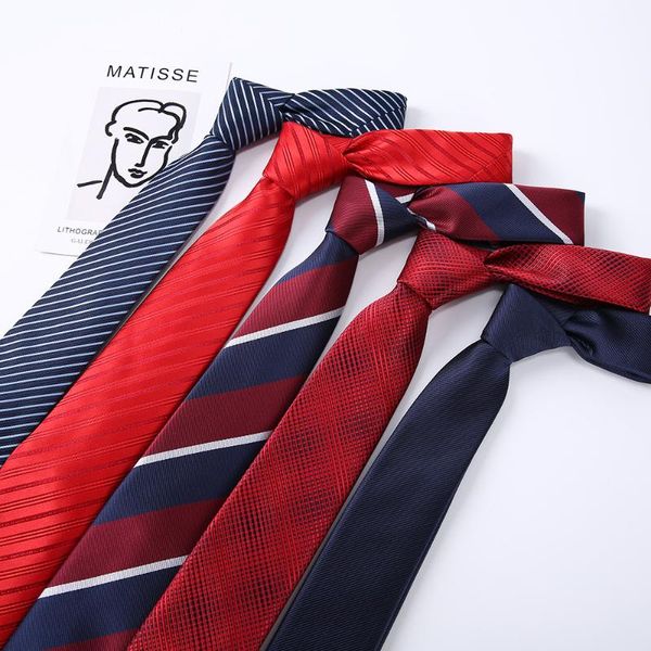 

neck ties sitonjwly 7cm business tie for men's wedding groom striped skinny neckies male formal dress gravatas, Blue;purple