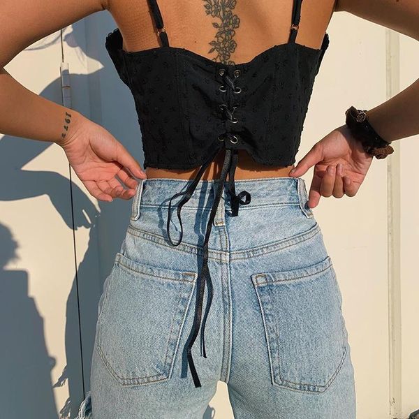 

women's jeans ripped straight baggy vintage high waist boyfriends mom denim distressed streetwear female iamty, Blue