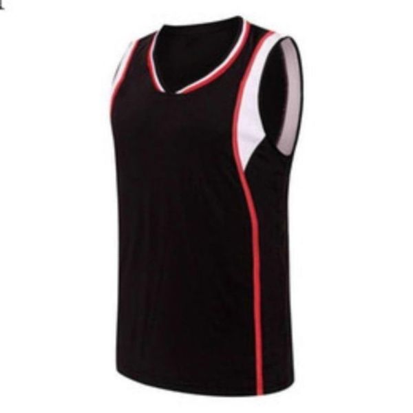 

basketball jersey men stripe short sleeve street shirts black white blue sport shirt ubx67z906, Black;red