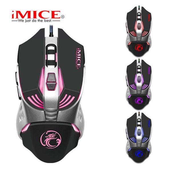 

mices mouse imicev5 game eating chicken wired usb programming mechanical four-color pelectric competition