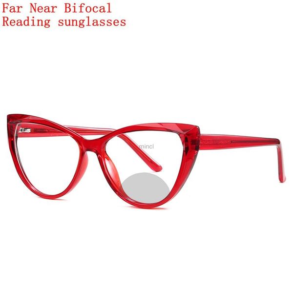 

sunglasses cat eye bifocal reading glasses for women multifocal presbyopia far&near sighted eyeglasses frame vintage style diopters +1.0 nx, White;black