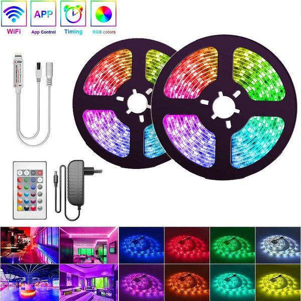 

strips rgbww led strip light rgb smd 2835 flexible ribbon 5m 10m 15m 20m