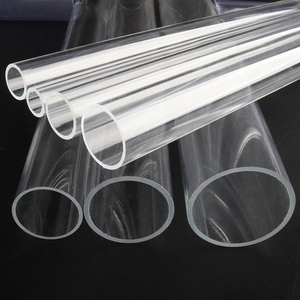 

watering equipments 2pcs 50cm outer dia.16-90mm transparent acrylic tube plexiglass pipe aquarium fish tank organic glass industry tubes oem