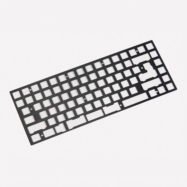 

keyboards mechanical gaming keyboard 84 positioning plate anode aluminum wire drawing process copper compatible with 75