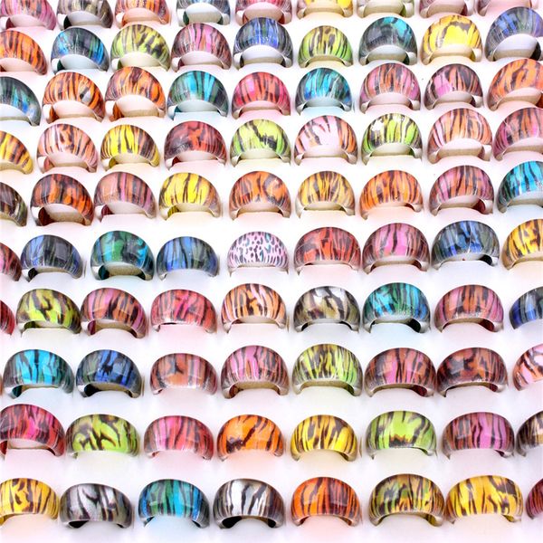 

casual resin rings band dress men sport women wedding ring couple jewelry gifts accessories 100pcs, Silver