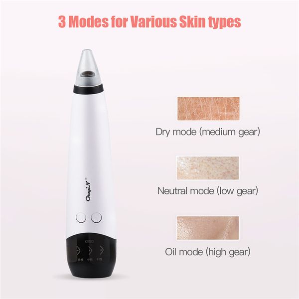 

2020 portable blackhead remover facial vacuum pore cleaner face skin care pimple remover nose acne comedo suction spot cleaner