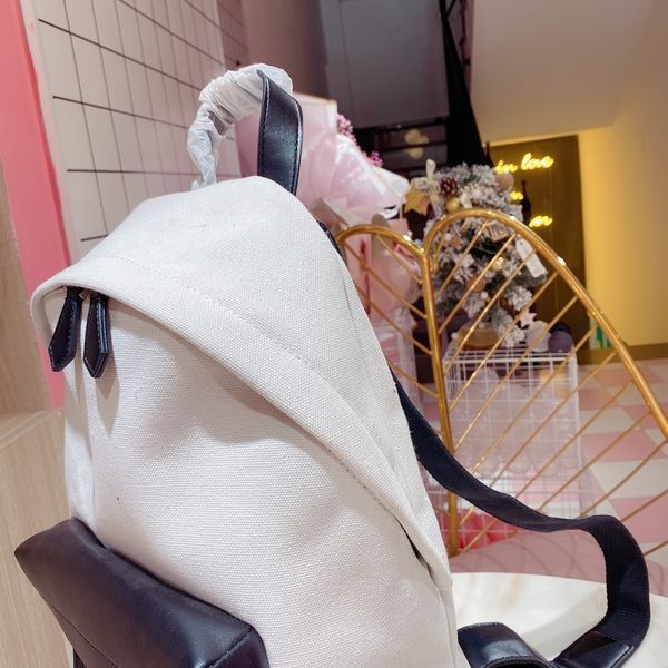 

new leather school bag men's and women's student backpack backpack shopping bag tote bag
