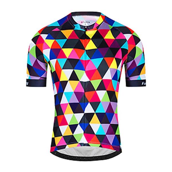 

racing jackets 2021 fualrny pro cycling jerseys ropa ciclismo mountain bike clothing mtb sportswear quick-dry men's bicycle clothes, Black;red