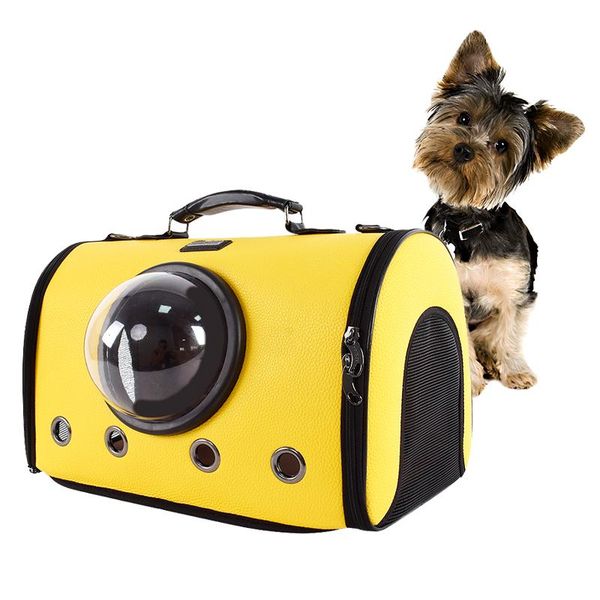

cat carriers,crates & houses pet carrier backpack space bubble handbag mesh breathable shoulder handle bags for small dog outdoor tr