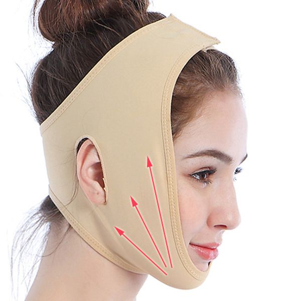 

facial slimming bandage facial thin slim v-line shaper relaxation lift up belt lift reduce double chin face band massage