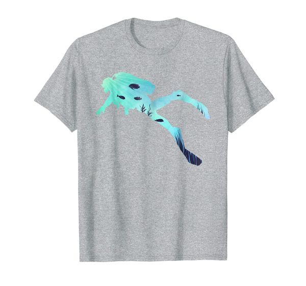 

scuba diving shirt dive t-shirt, White;black