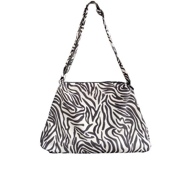 

evening bags large capacity canvas lady tote shoulder bag fashion zebra cow cotton cloth shopping for women 2021 handbags shopper