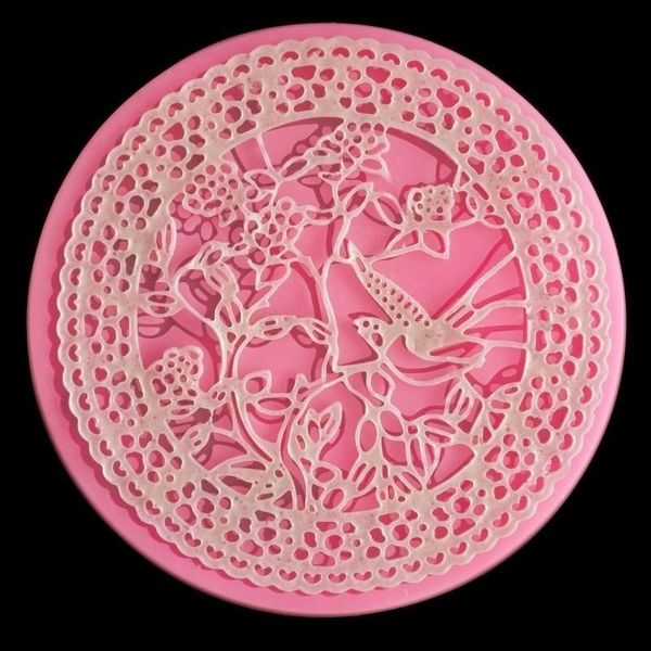 

cake tools baking mold magpie pigeons lace flowers die fondant silicone