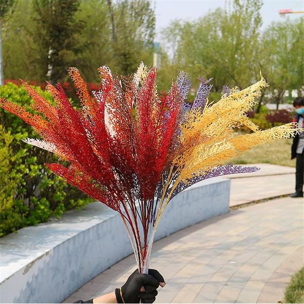 

decorative flowers & wreaths 10pcs fake coral branch (5 stems/piece) 31.5" length simulation plastic plant for wedding home artificial