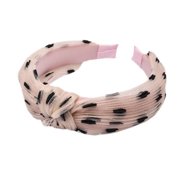 

hair accessories korean hairbands dot cross knot fold headband fashion transparent headdress bands for women