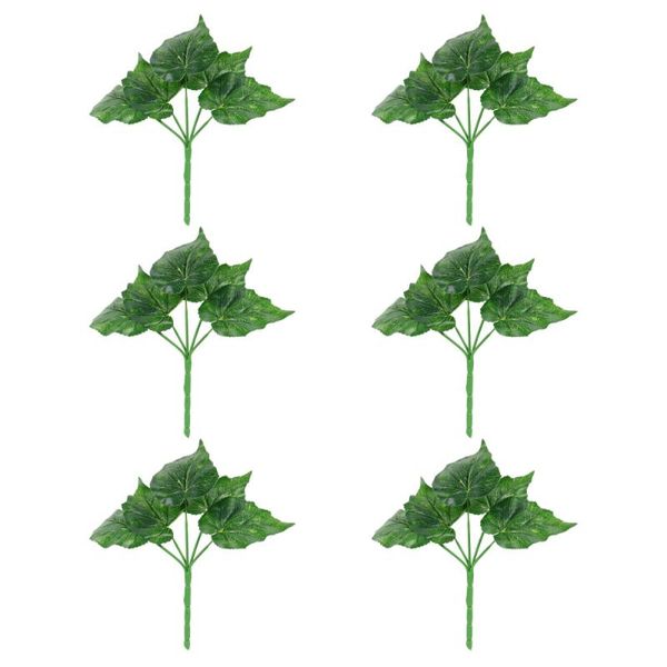 

6pcs simulation plant bonsai vivid plant bonsai potted decoration