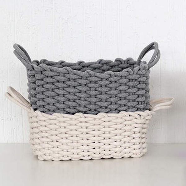 

storage baskets deskbasket handmade clothes laundry natural fabric baby toys