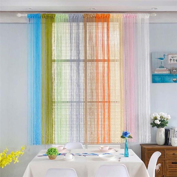 

blinds string curtains patio door screen room divider window fringe roller x30413