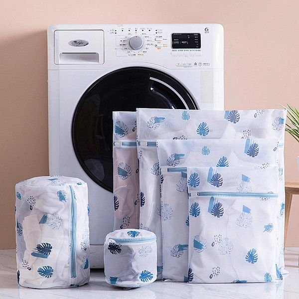 

laundry bags printing polyester mesh bag home use washing machine thickened fine net bra underwear products