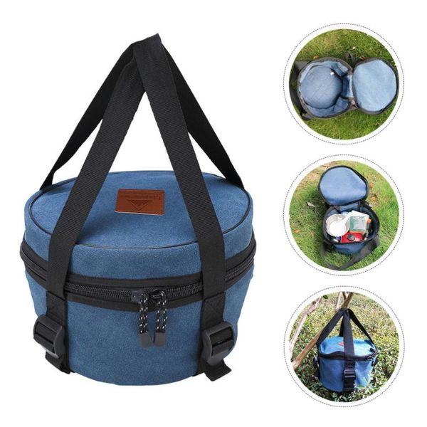 

storage bags 1pc outdoor container canvas carrying bag portable camping