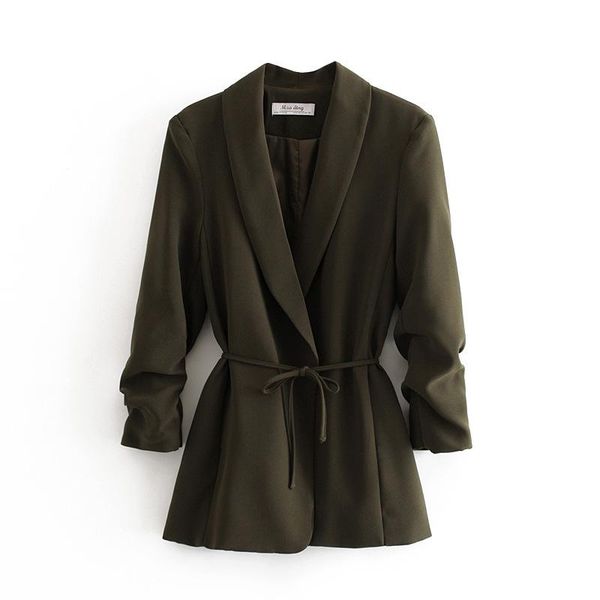 

women's suits & blazers pleated sleeve coat for european and american women suit blazer office lady jackets, White;black