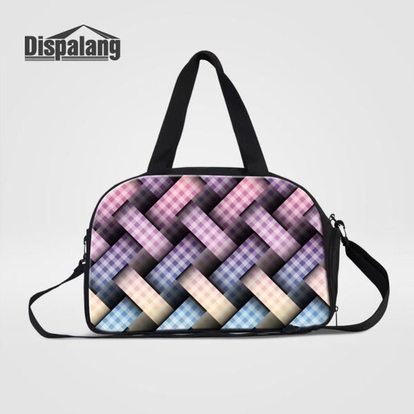 

duffel bags dispalang travel bag large capacity weave women hand luggage duffle canvas weekend multifunctional