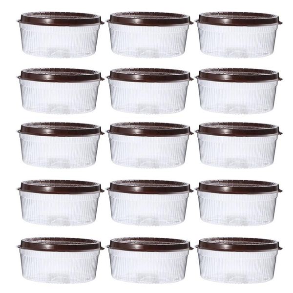 

25 pcs practical cupcake boxes portable cake tray storage boxes