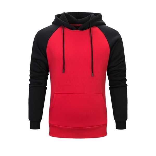 

men's european new men's pullover hooded brushed couple's sweater wy39, Black