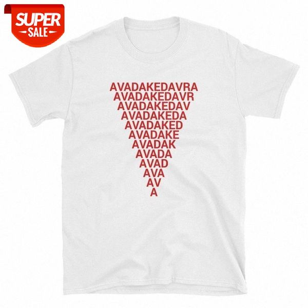 

sunfiz yf 1pcs red letter triangel t shirt avada kedavra shirt ezra miller t-shirt gift for her tee #v20o, White