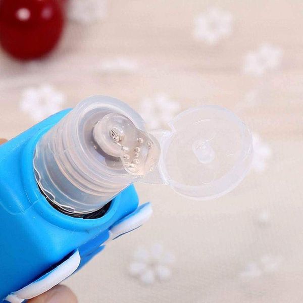 

storage bottles & jars portable silicone travel set leak-proof refillable empty t4mb