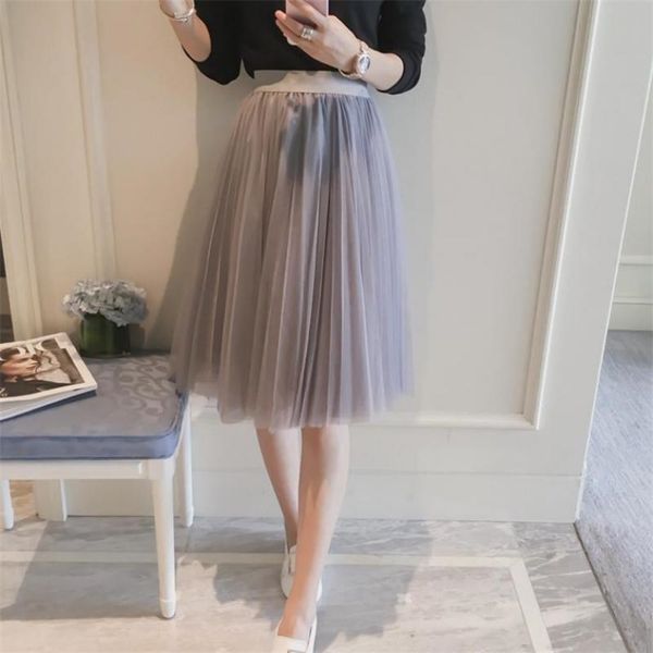 

fashion style pleated skirt tutu fairy women woman summer 210527, Black