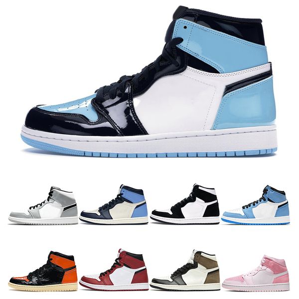 

2021 basketball shoes 1s jumpman university blue smoke grey dark mocha twist chicago black gold women men outdoor sports shoes sneaker