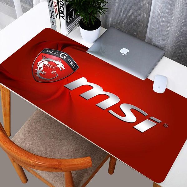 

mouse pads & wrist rests msi red dragon large anime pad gamer gaming mousepad otaku natural rubber keyboard locking edge computer desk mat