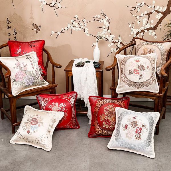

pillow chinese style luxury classic vintage cushion decorative pillows throw case for home decor living room sofa seat